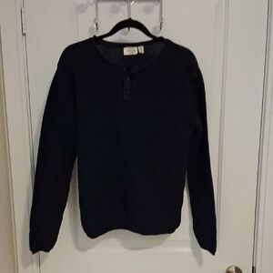 Men's Black Crewneck Sweater